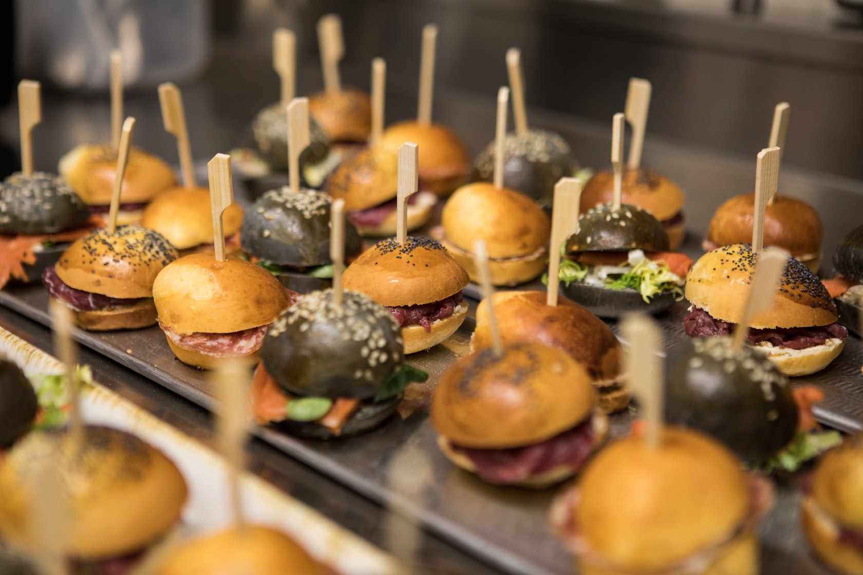 Canapés for the welcome aperitivo